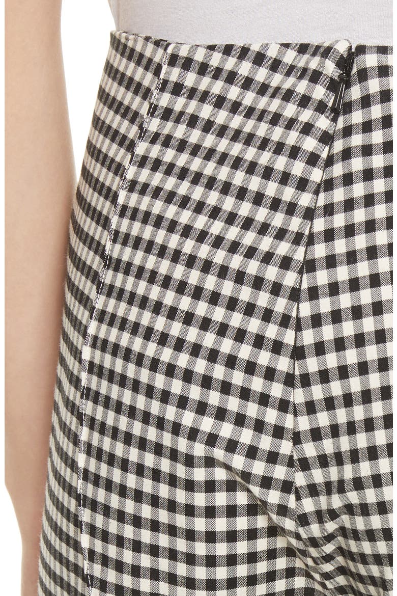 Tee High Waisted Seam Trousers, Alternate, color, BLACK/WHITE