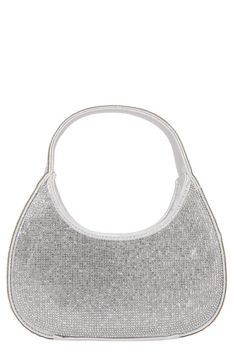 Rhinestone Circle Bag