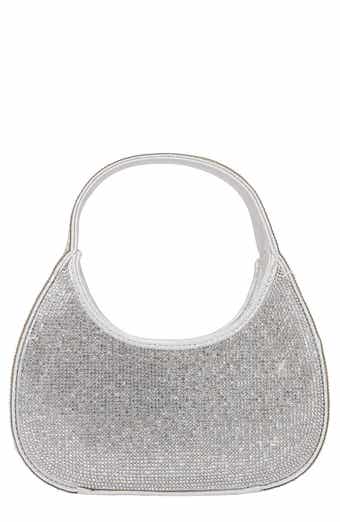 BERNESS Rhinestone Circle Bag