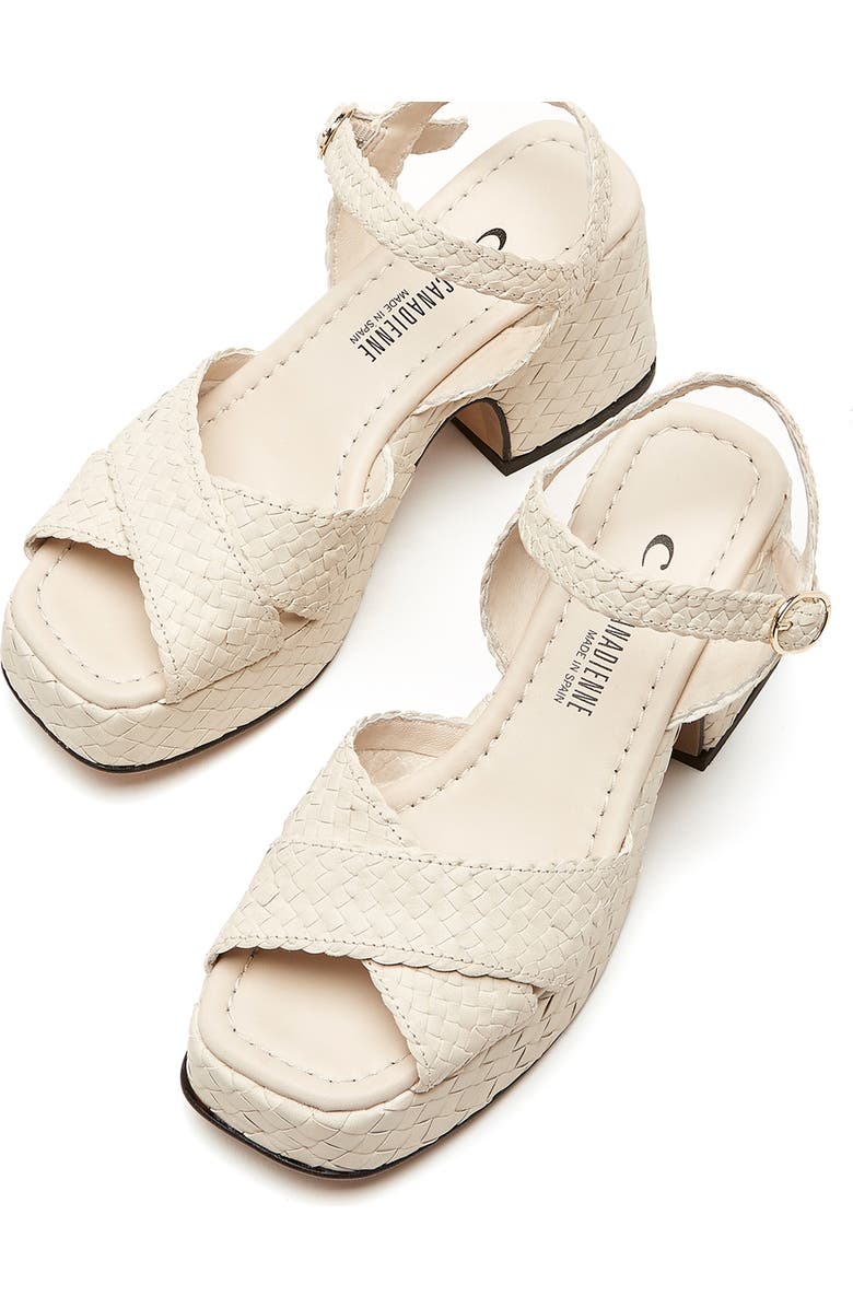 La Canadienne Pico Ankle Strap Platform Sandal, Alternate, color,