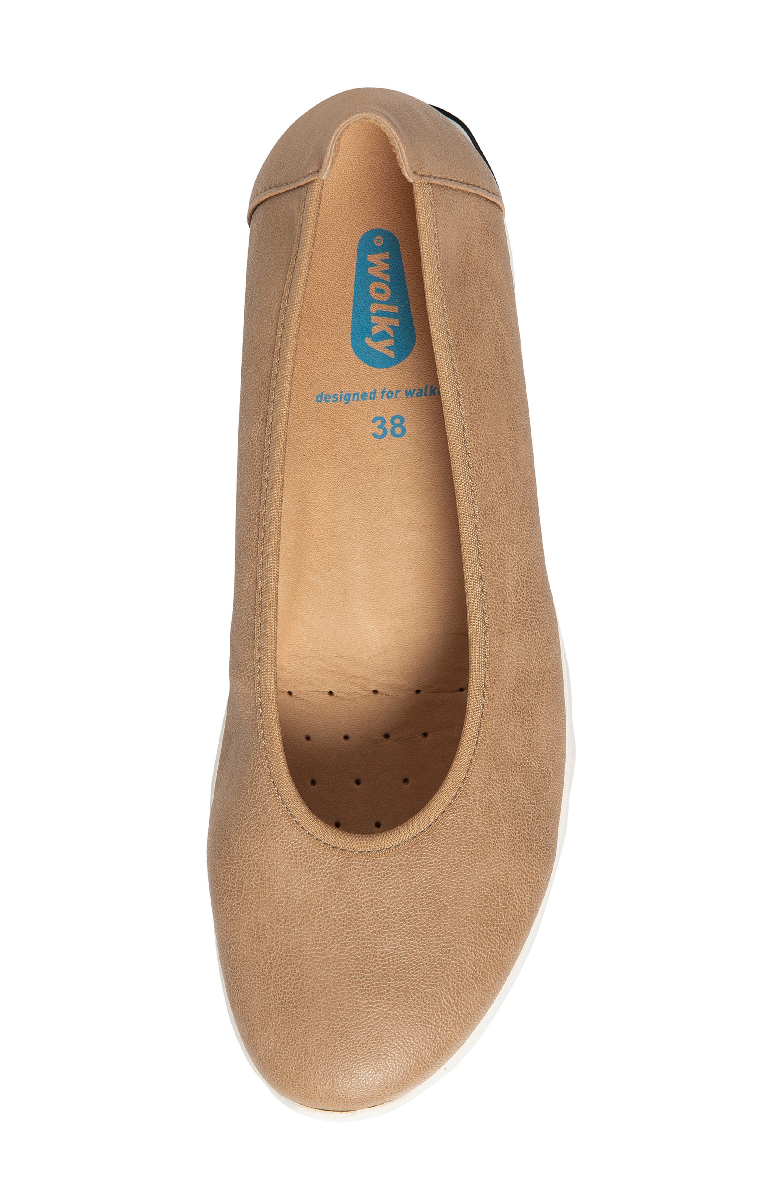 Snallerina Flat, Alternate, color, SAND