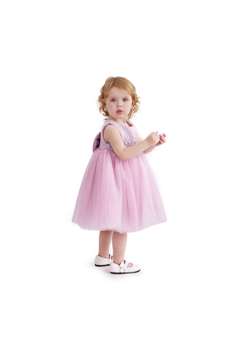 Ribbon Bloom Gown, Alternate, color, Purple