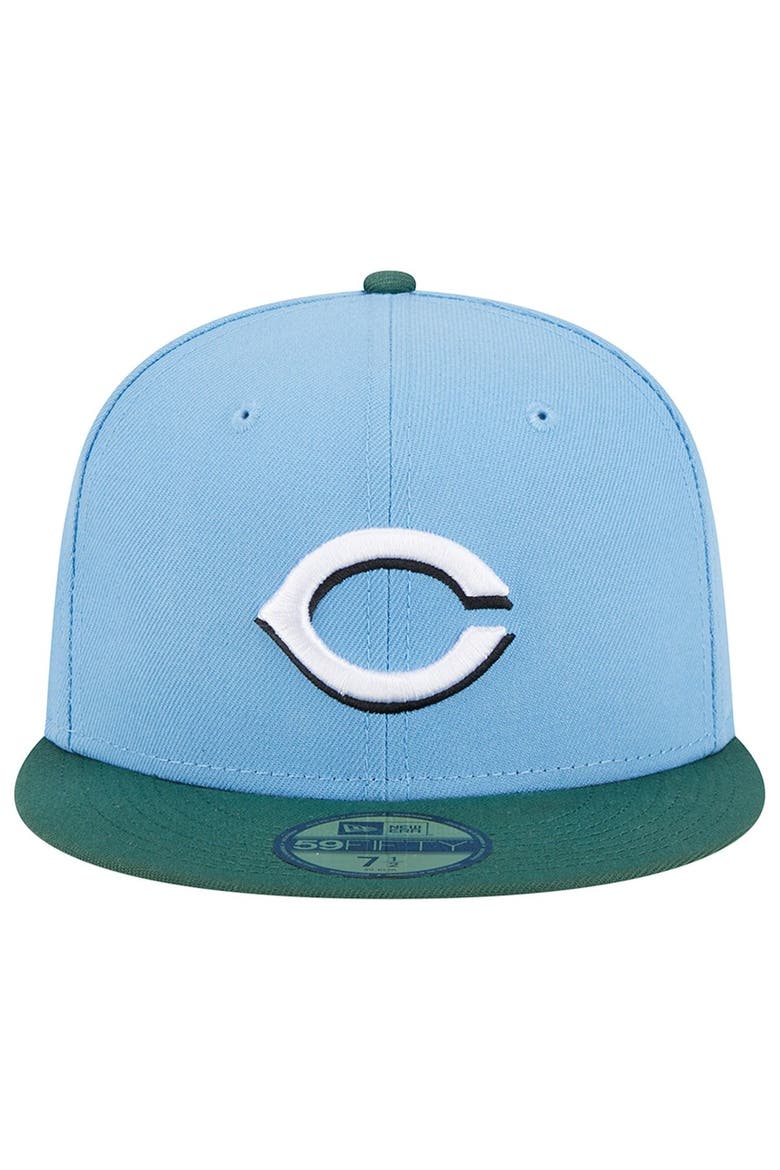 Men's New Era  Sky Blue/Cilantro Cincinnati Reds 1988 MLB All-Star Game 59FIFTY Fitted Hat, Alternate, color, Light Blue