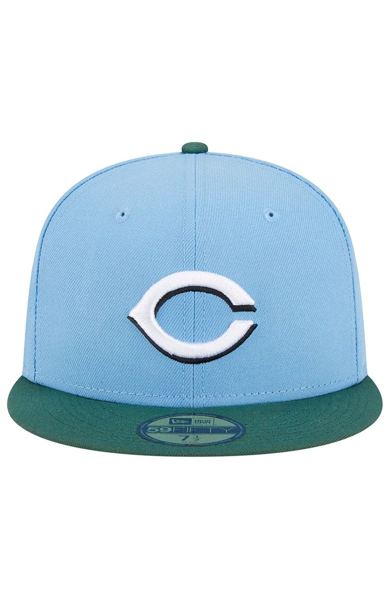 New Era Men's New Era Sky Blue/Cilantro Cincinnati Reds 1988 MLB All-Star Game 59FIFTY Fitted Hat, Alternate, color, Light Blue