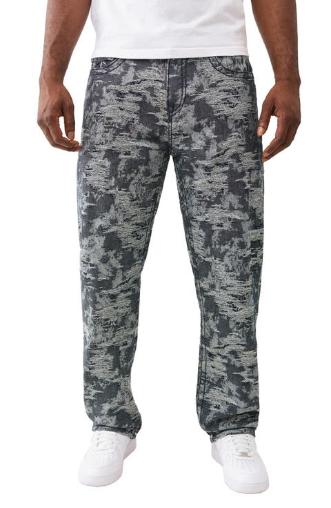 Bobby Super-T Flap Jacquard Baggy Jeans (Regular & Big)