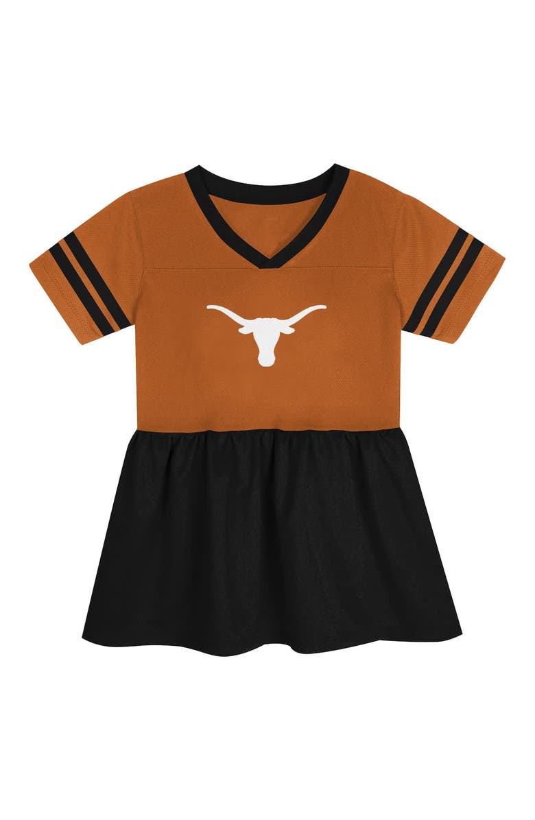 Outerstuff Toddler Outerstuff Texas Orange/Black Texas Longhorns Stadium Lights Fashion Jersey Dress, Alternate, color, Burnt Orange