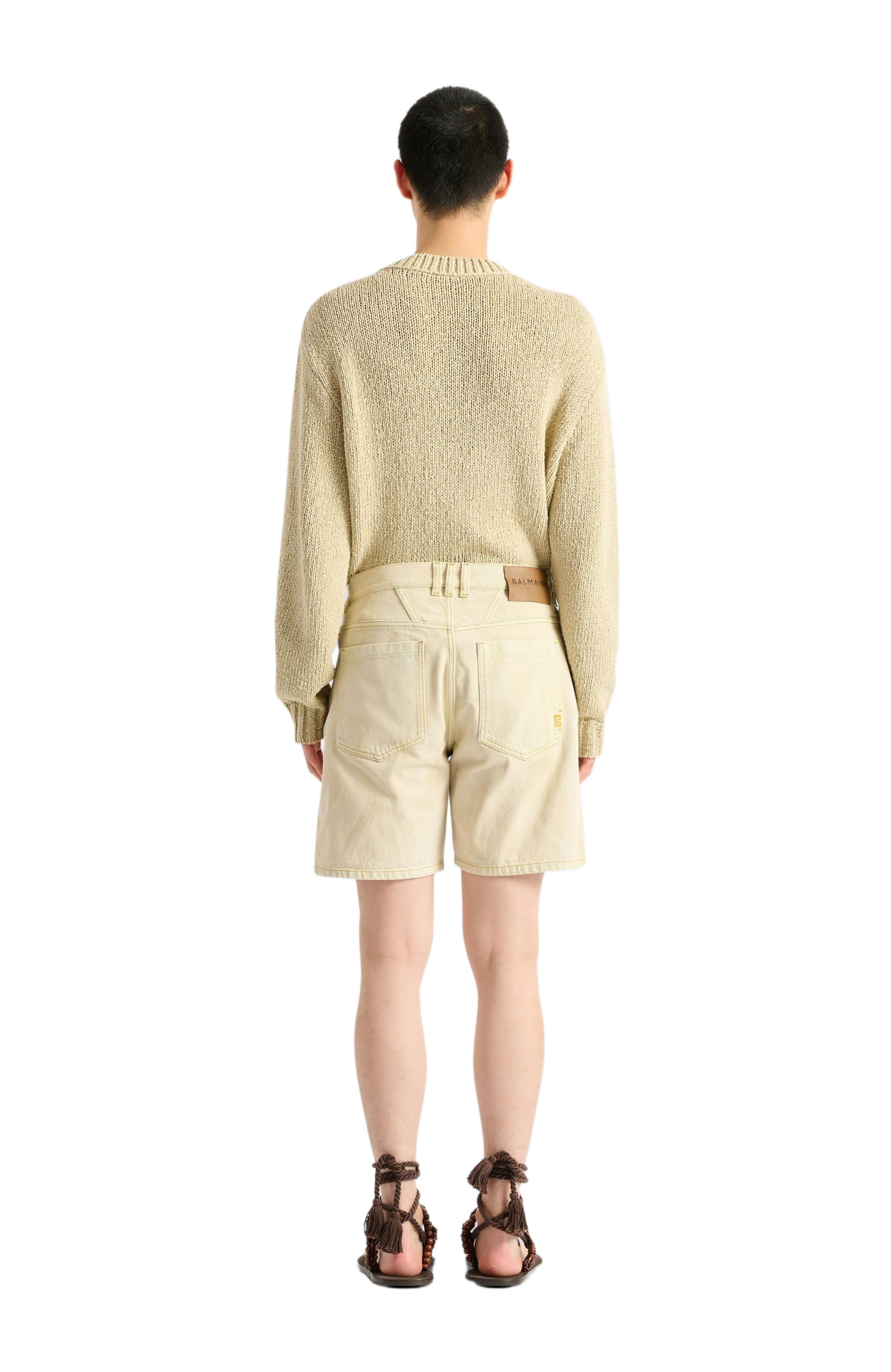Faded denim Bermuda shorts - image 2