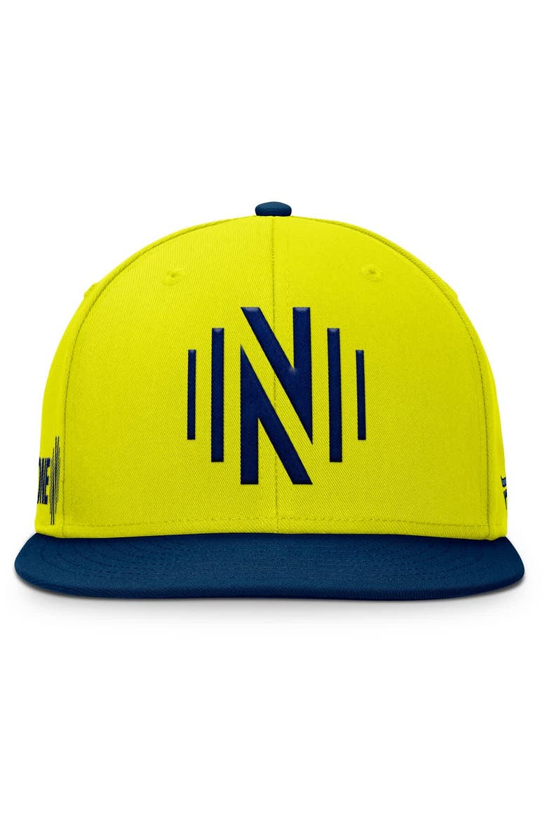 FANATICS Men's Fanatics Yellow Nashville SC Sitter Snapback Hat, Alternate, color, Yellow