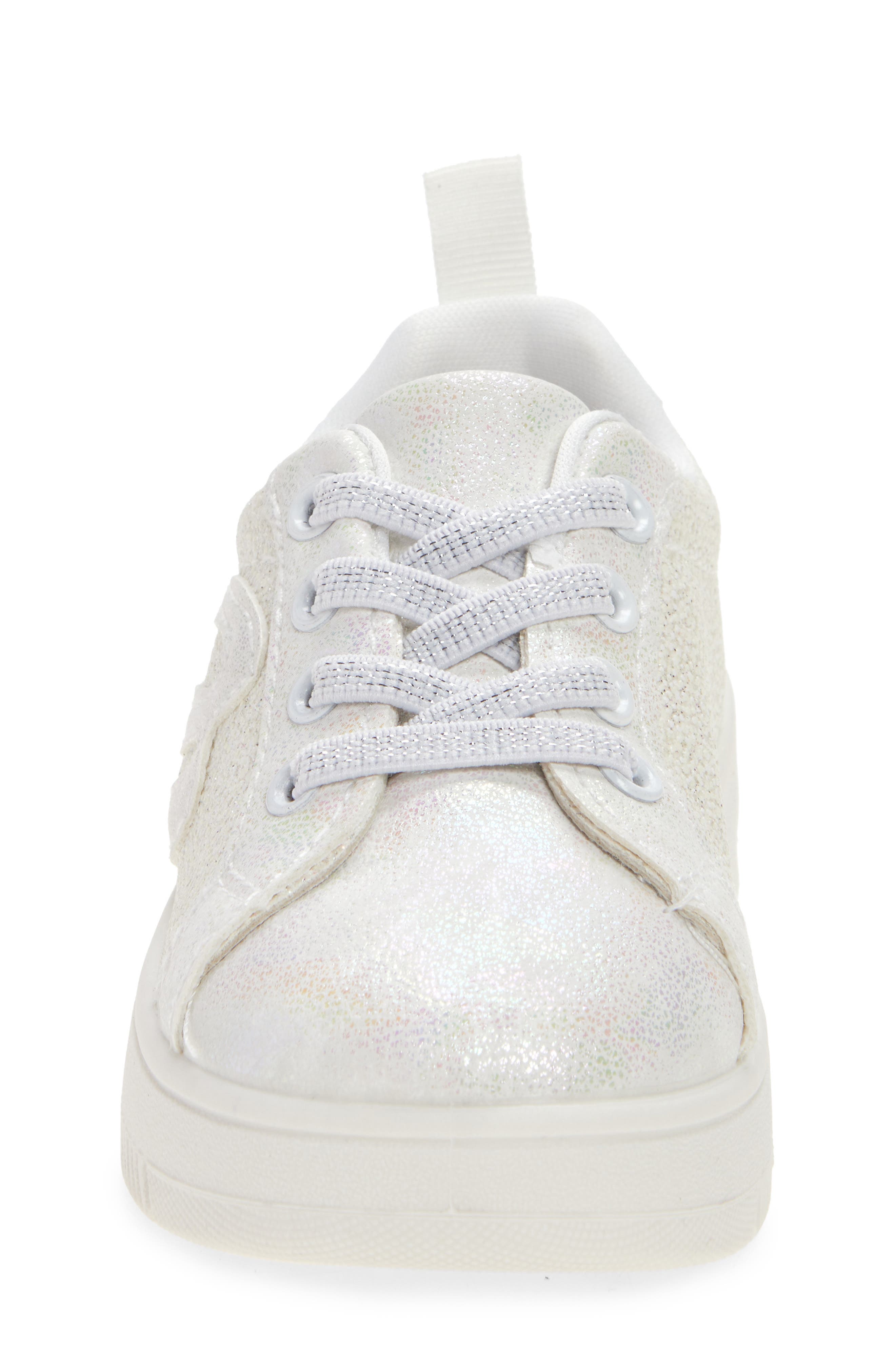 bebe Kids' Platform Sneaker, Alternate, color, White