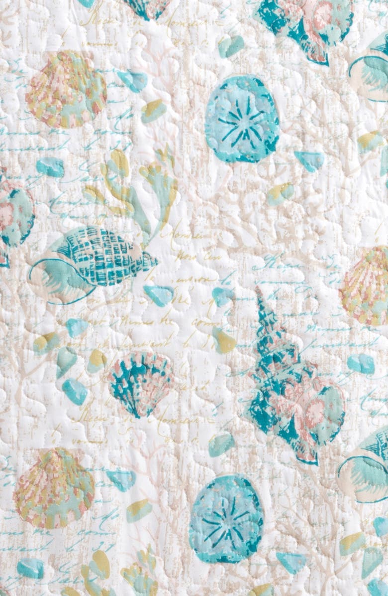 Woven & Weft Vintage Coastal Quilt & Sham Set, Alternate, color, Shells
