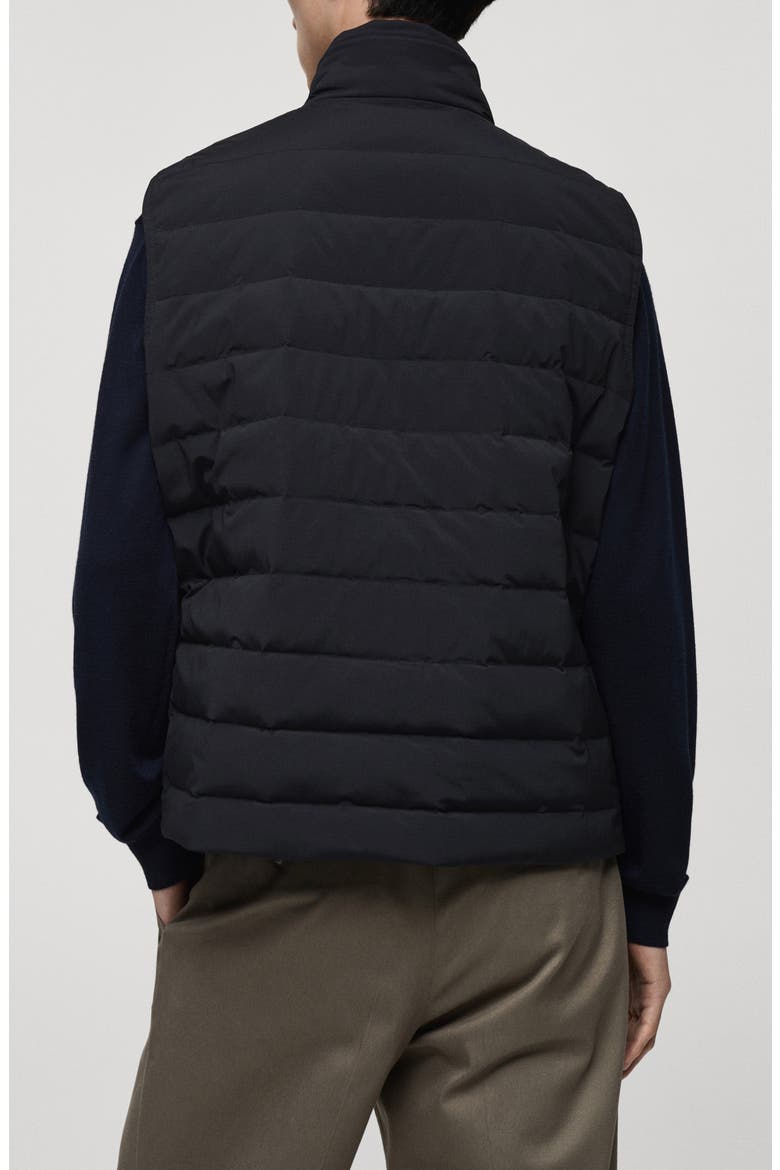 Quilted Down Vest, Alternate, color, DARK NAVY