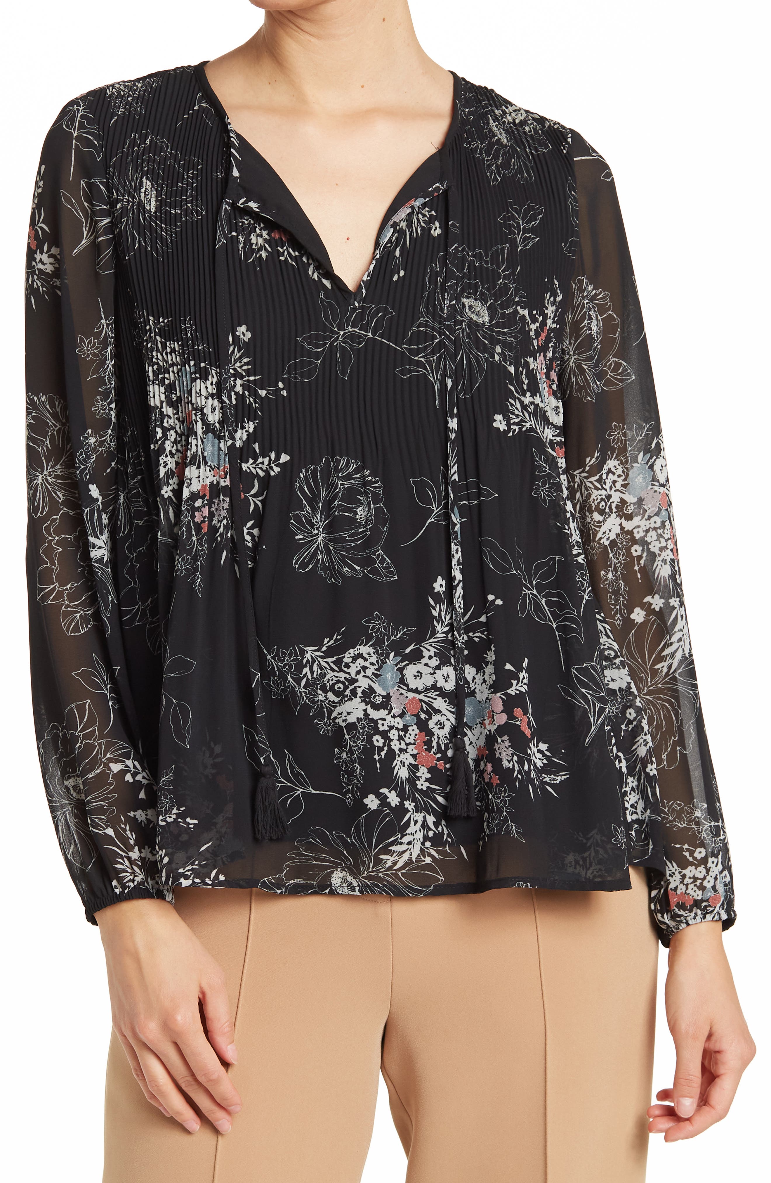 DR2 by Daniel Rainn Daniel Rainn Release Pleat Tie Front Top