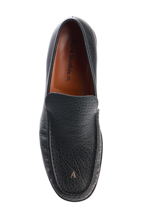 Acne Studios Apron Toe Loafer In Black