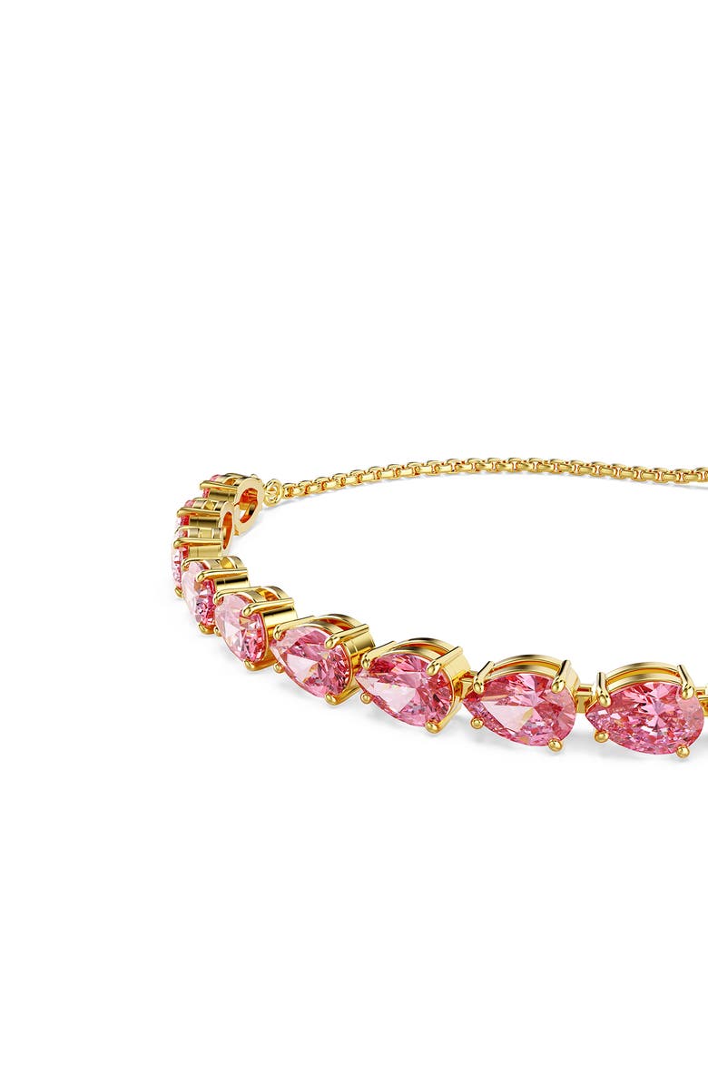 Swarovski Matrix Slider Bracelet, Alternate, color, Pink