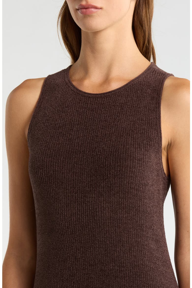 CozyChic Ultra Lite® Racerback Rib Sweater Dress, Alternate, color, UMBER