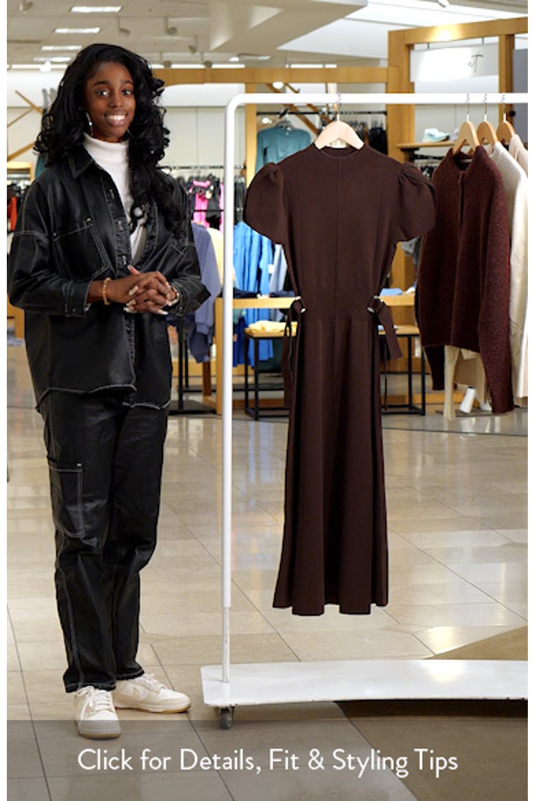 Compact Rib Midi Dress video