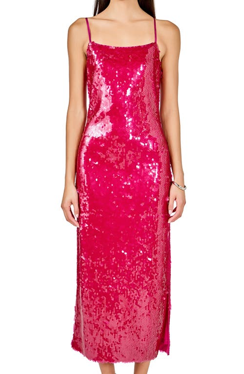 Endless Rose Sequin Slipdress In Pink