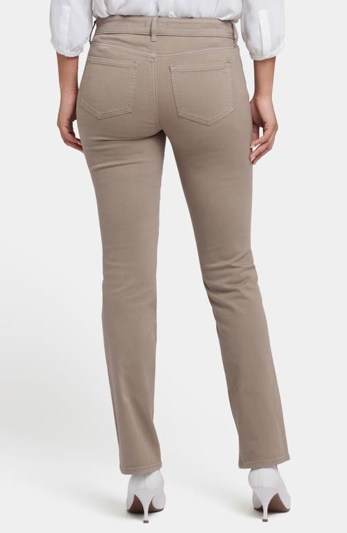 Nydj Petite Marilyn High Rise Straight Jeans In Black