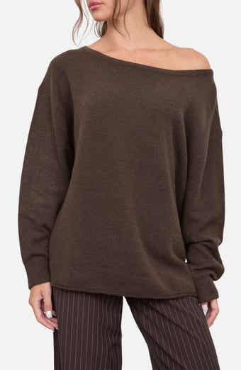 Oversized Boat Neck Sweater