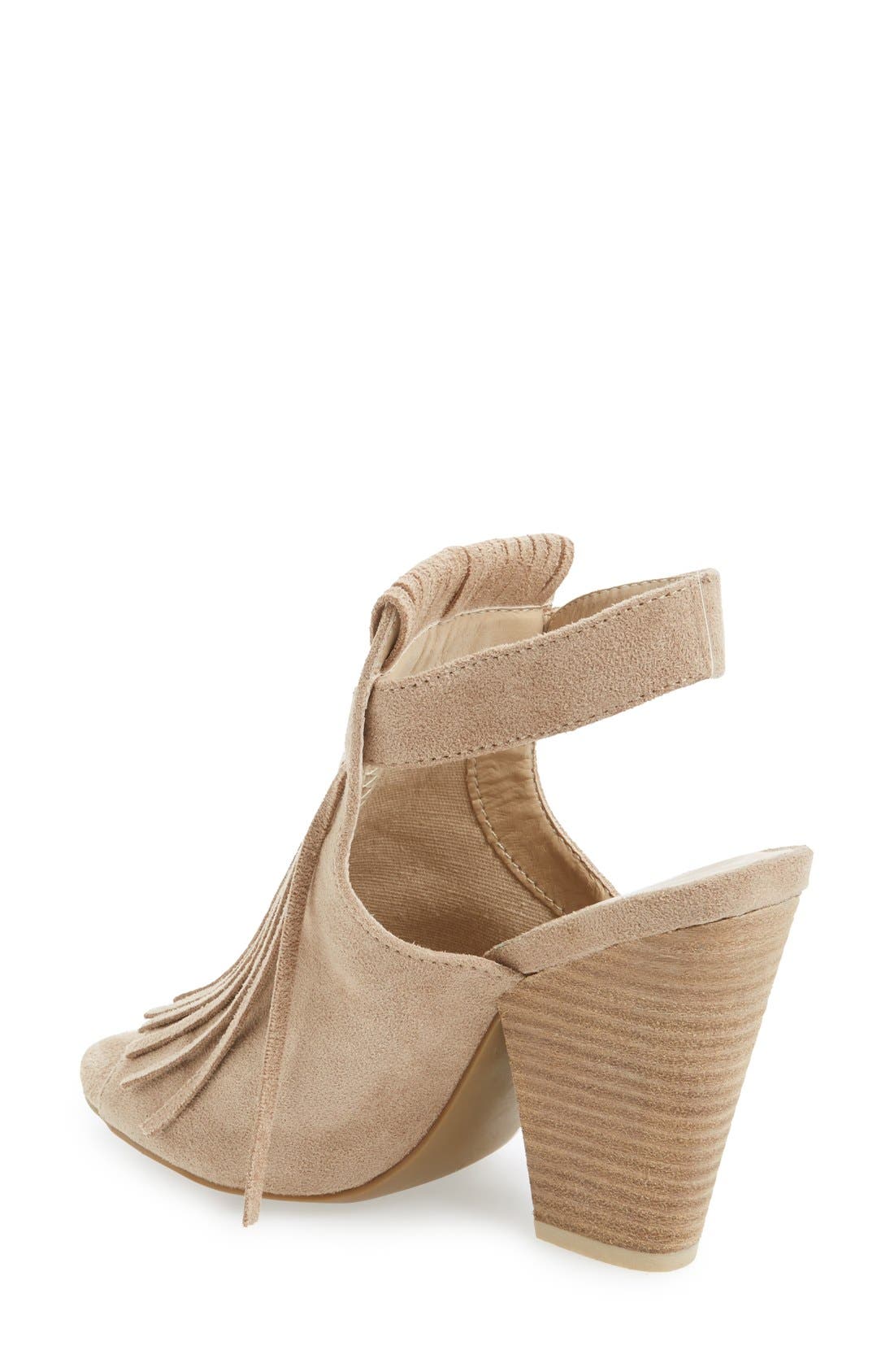 Matisse 'Skye' Fringe Sandal, Alternate, color, NATURAL FAUX LEATHER