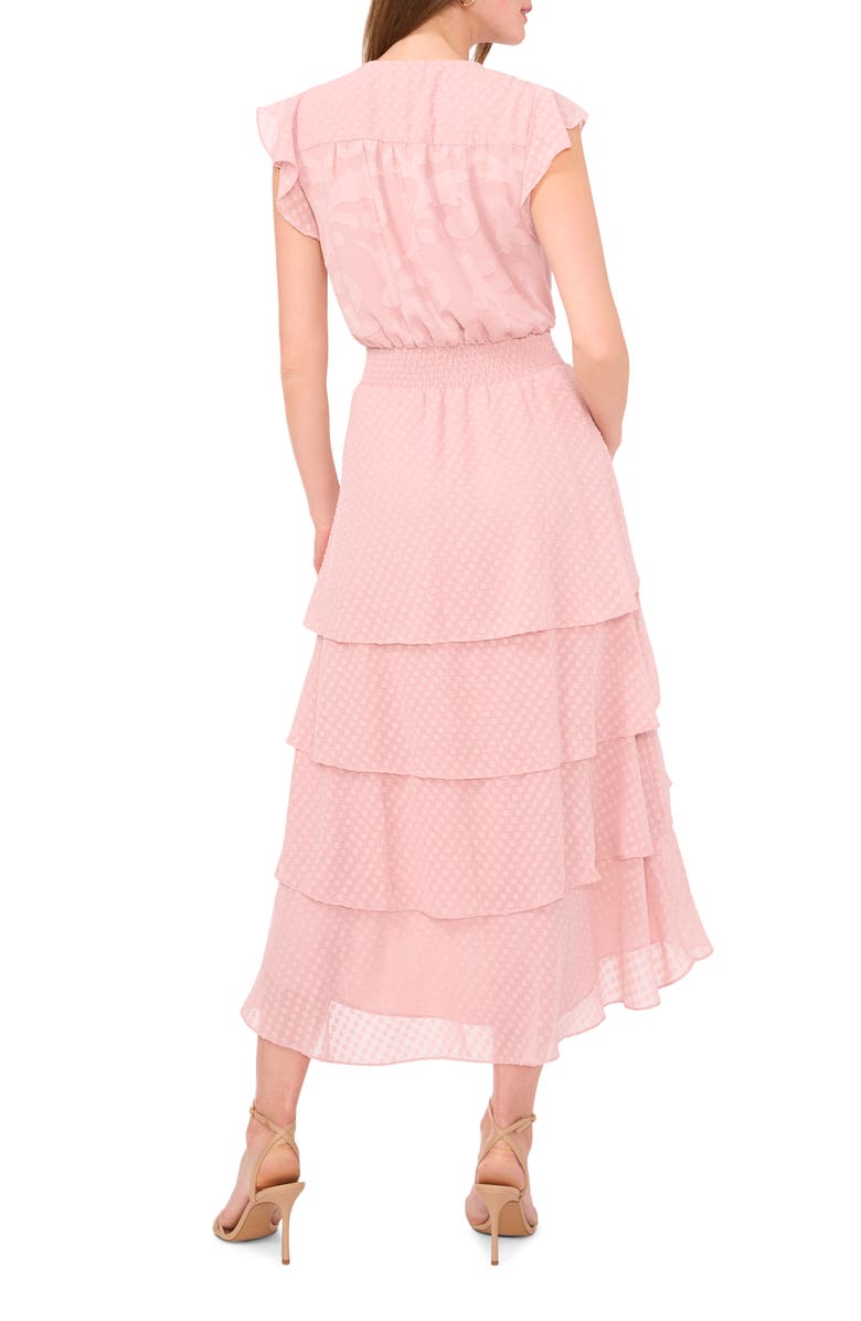 Vince Camuto Ruffled Tiered Chiffon Maxi Dress, Alternate, color,