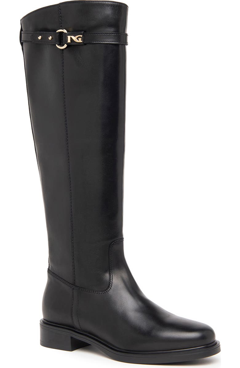 NeroGiardini Buckle Strap Riding Boot, Main, color,