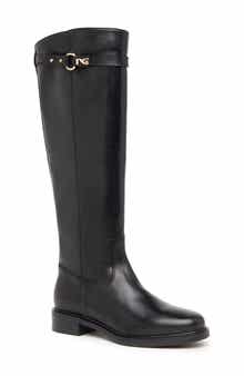 NeroGiardini Buckle Strap Riding Boot