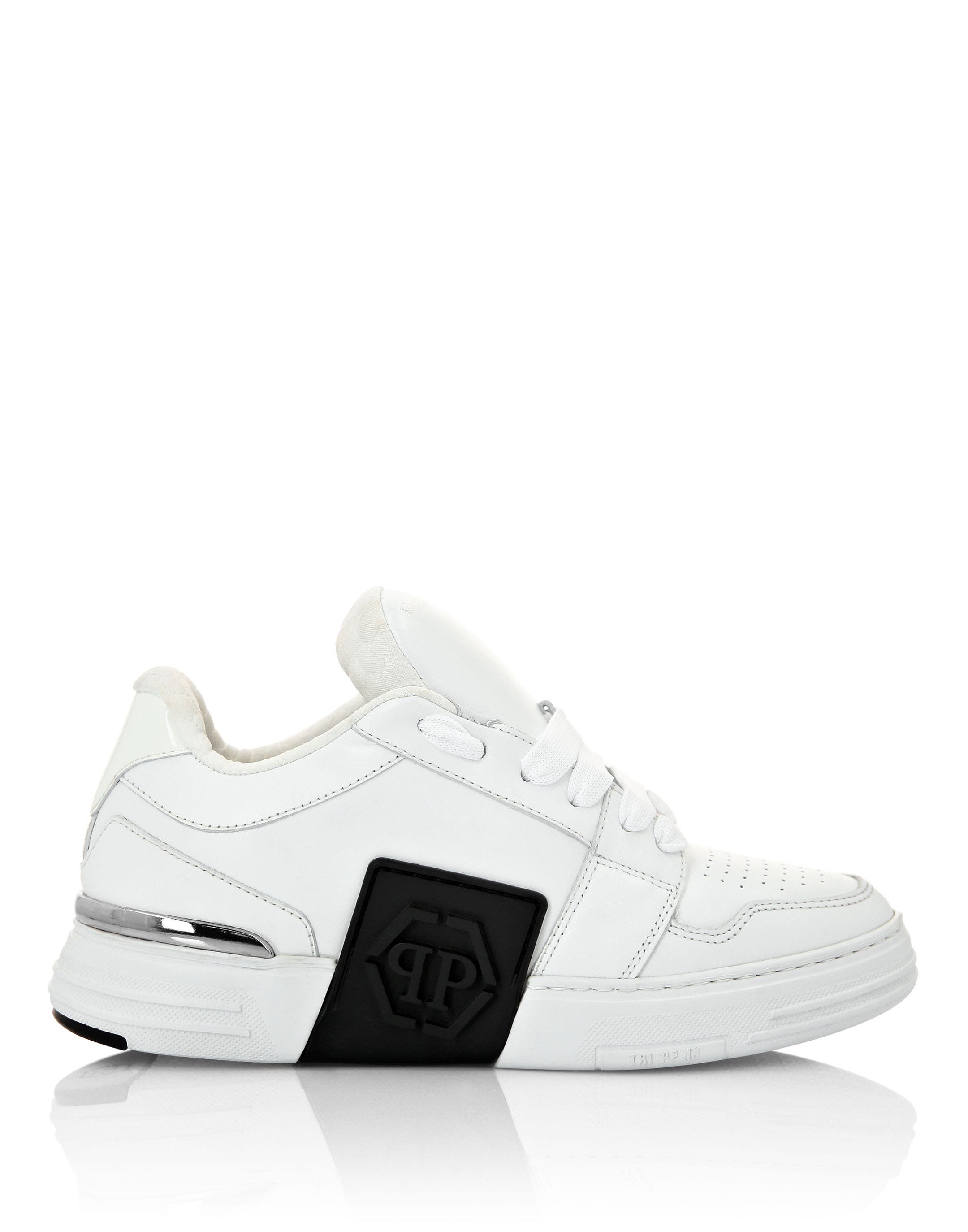 Super Street Lo-Top Sneakers Hexagon Logo Unisex, Alternate, color, white