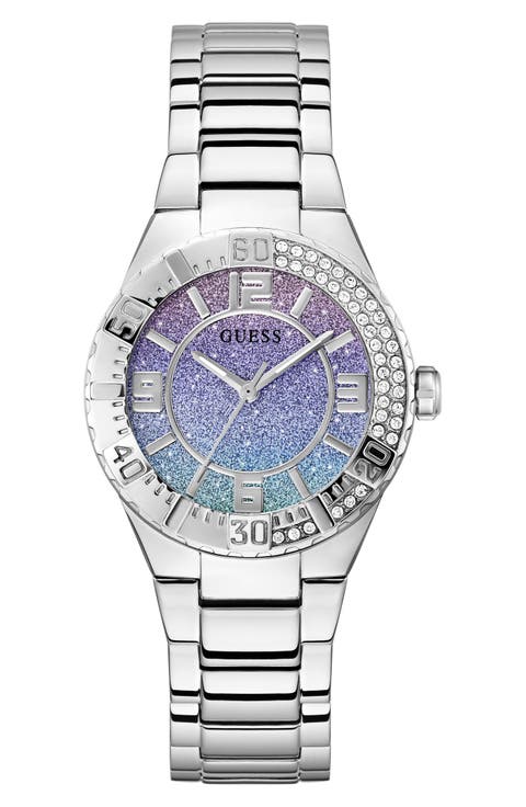 Sangria Blue Ombré Bracelet Watch, 36mm