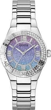 GUESS Sangria Blue Ombré Bracelet Watch, 36mm