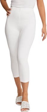 Jessica London Everyday Stretch Cotton Capri Legging