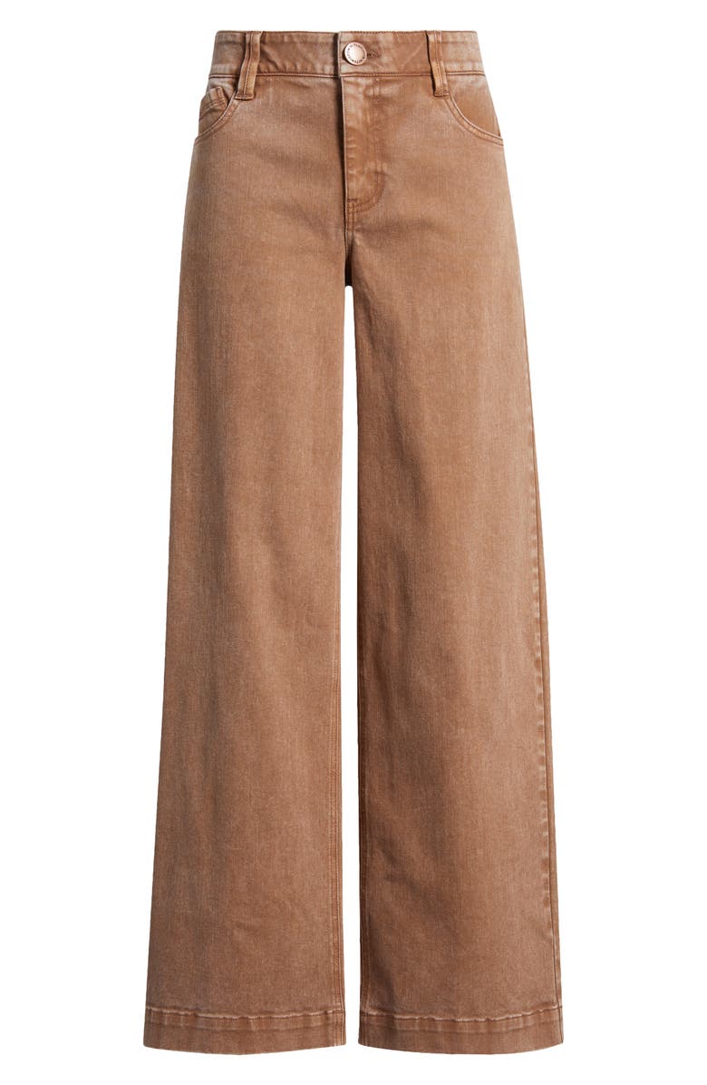Wit & Wisdom 'Ab'Solution Sam High Waist Wide Leg Jeans, Alternate, color, Washed Umber