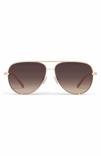 High Key 64mm Oversize Aviator Sunglasses