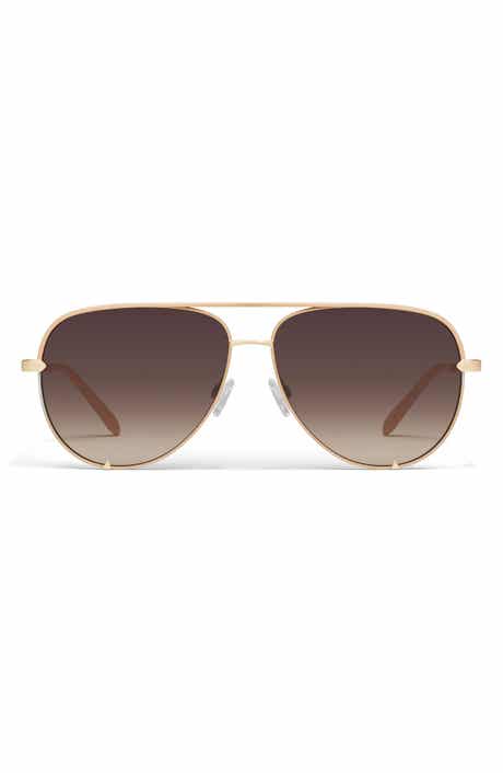 High Key 64mm Oversize Aviator Sunglasses