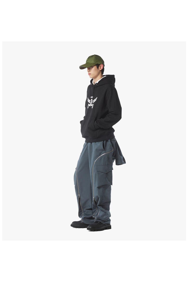 Classic Logo Hoodie in Organic Cotton, Alternate, color, Black