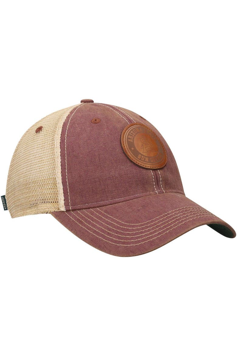 Men's Maroon Arizona State Sun Devils Target Old Favorite Trucker Snapback Hat, Alternate, color, Maroon