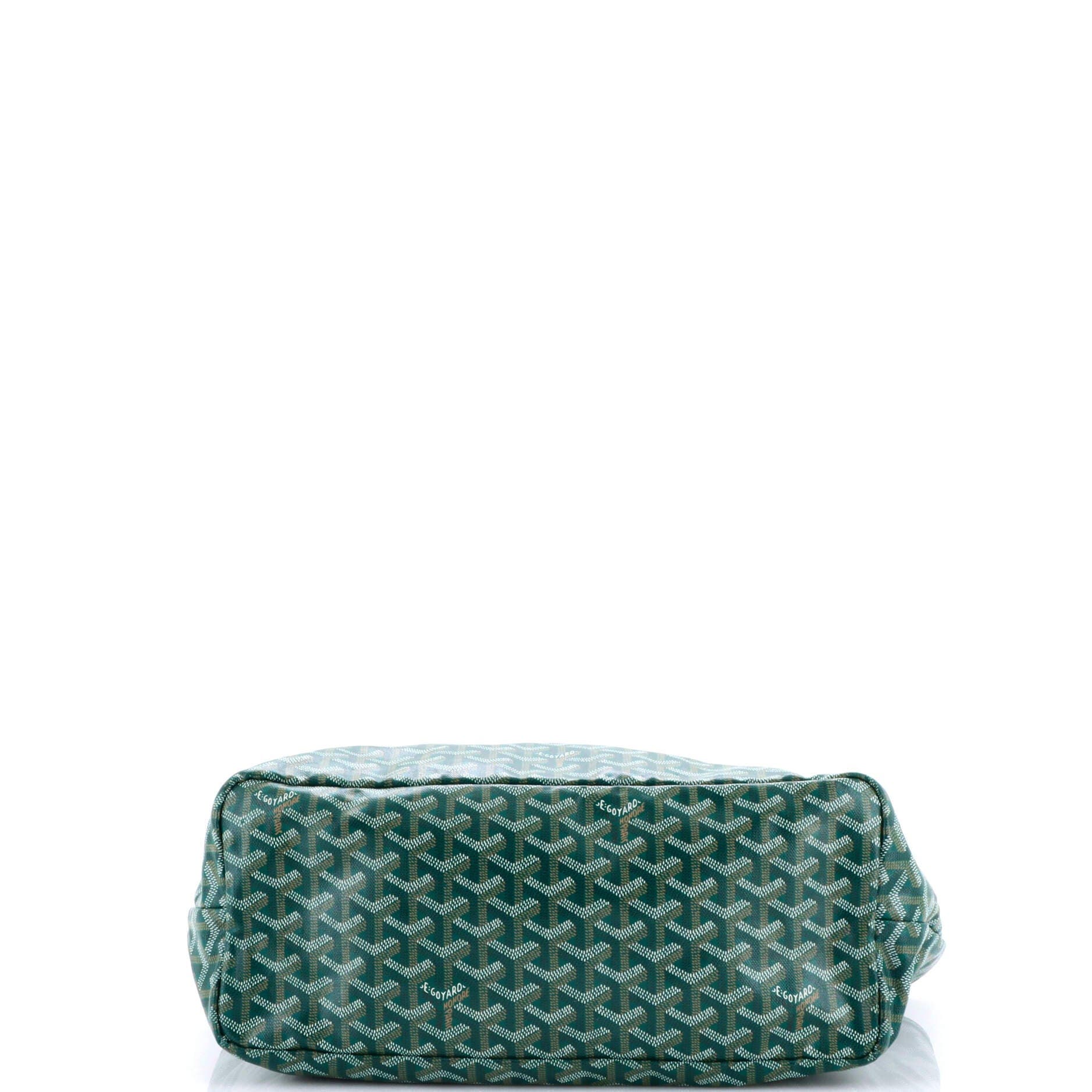 Pre-Owned Goyard Saint Louis Tote Coated Canvas PM, Alternate, color, Green