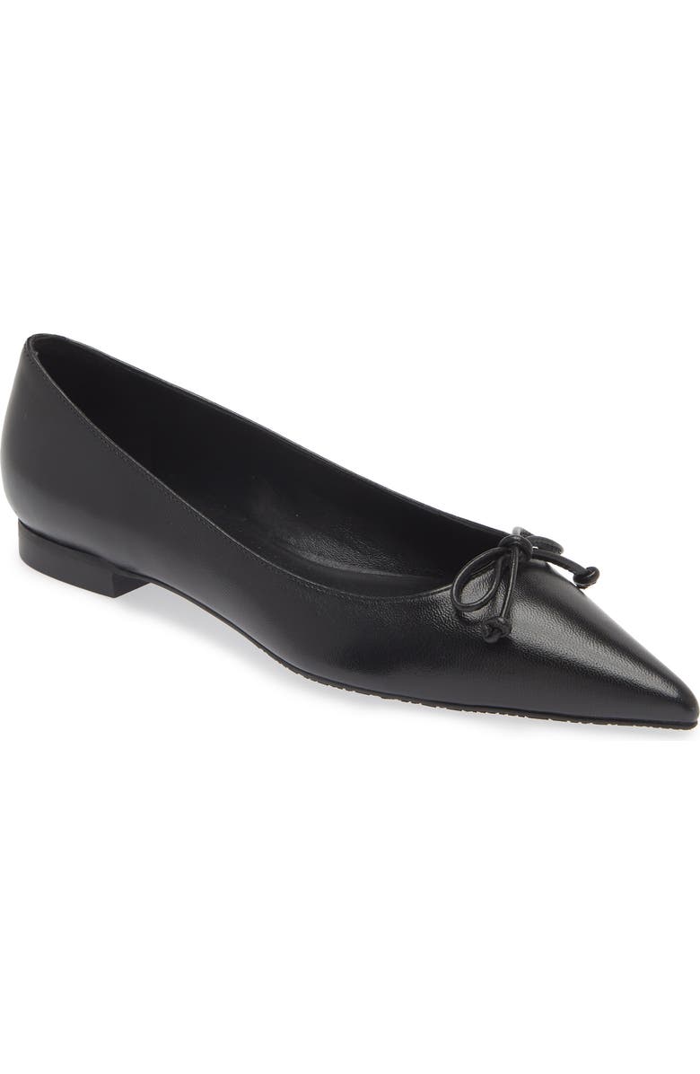 Stuart Weitzman Landon Pointed Toe Ballet Flat, Main, color,