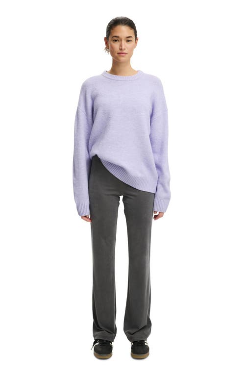 Cotton On Luxe Crew Sweater In Blue