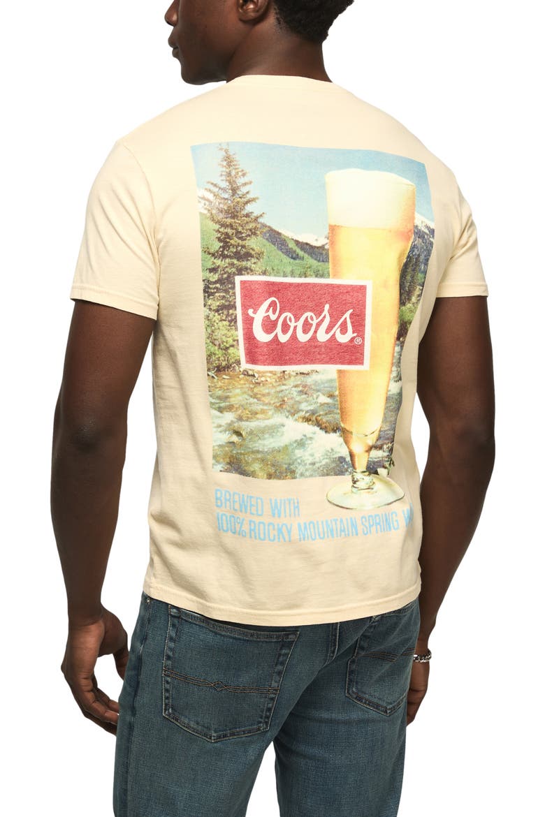 Coors Cotton Graphic T-Shirt, Alternate, color, BONE WHITE