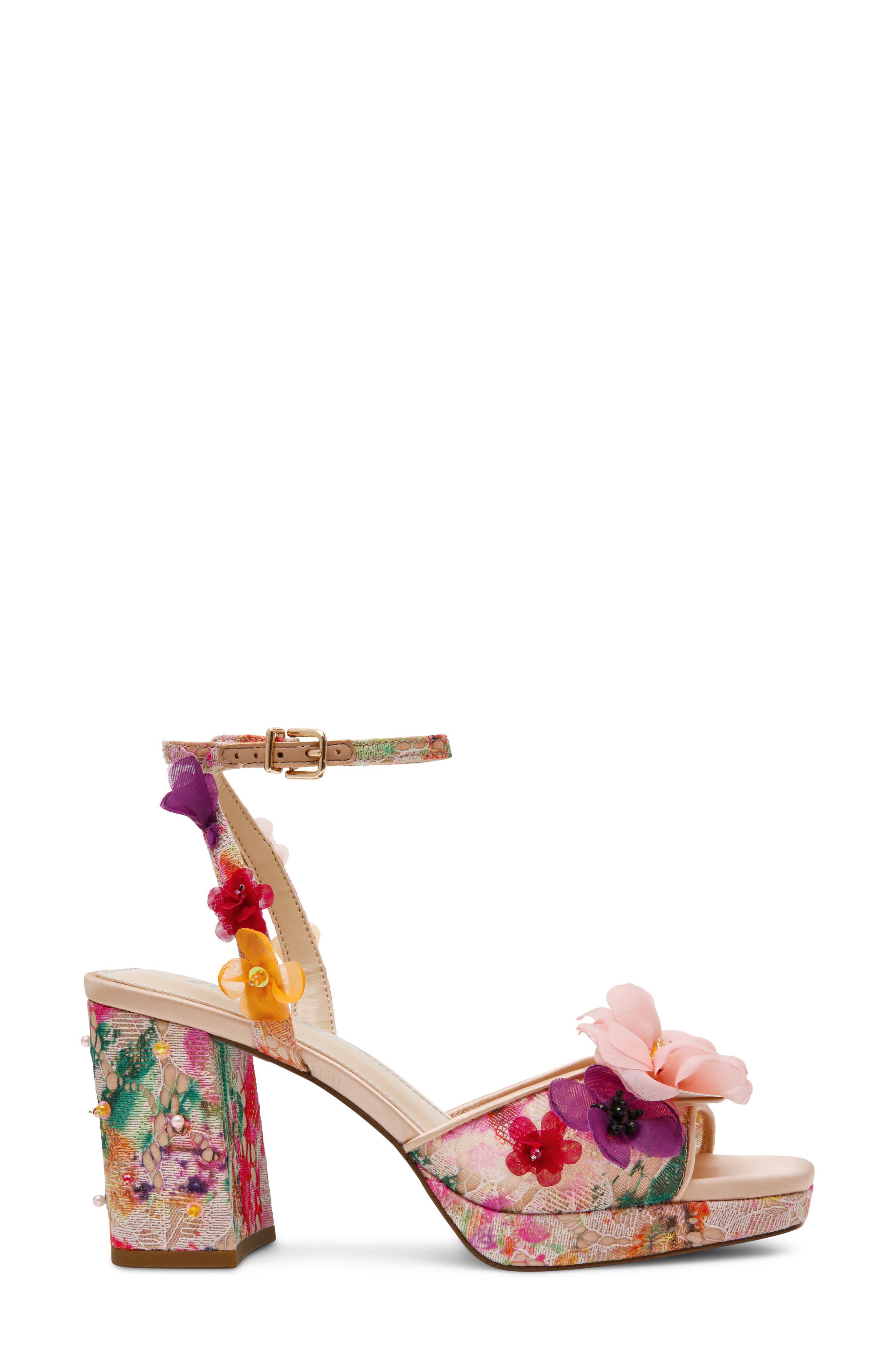 Marta Ankle Strap Sandal, Alternate, color, SAND MULTI