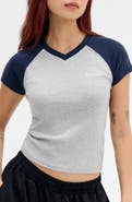 Iets Frans V-Neck Piped Baby T-Shirt