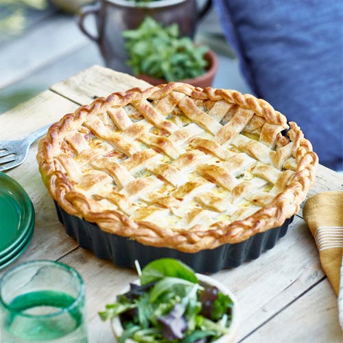 Emile Henry 9.5 Inch Deep Tart Dish In Brown