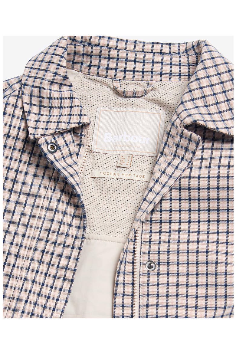 Charlene Check Water Resistant Raincoat, Alternate, color, NAVY PRIMROSE CHECK