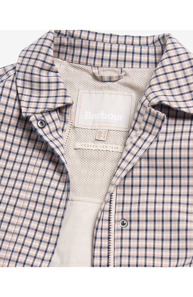 Barbour Charlene Check Water Resistant Raincoat, Alternate, color,