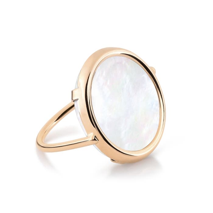 White mother-of-pearl