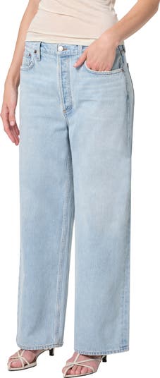 新品 AGOLDE 24ss LOW SLUNG BAGGY DENIM 26 AGOLDE Low Slung Baggy in Fragment - Bliss Boutiques