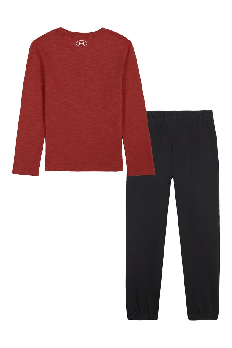Kids' ODE Patches T-Shirt & Joggers Set, Alternate, color, HERITAGE RED