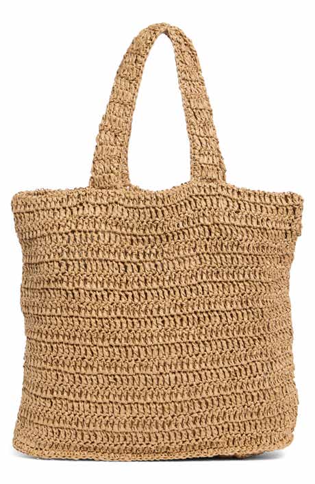 URBAN EXPRESSIONS HANDBAGS Straw Tote