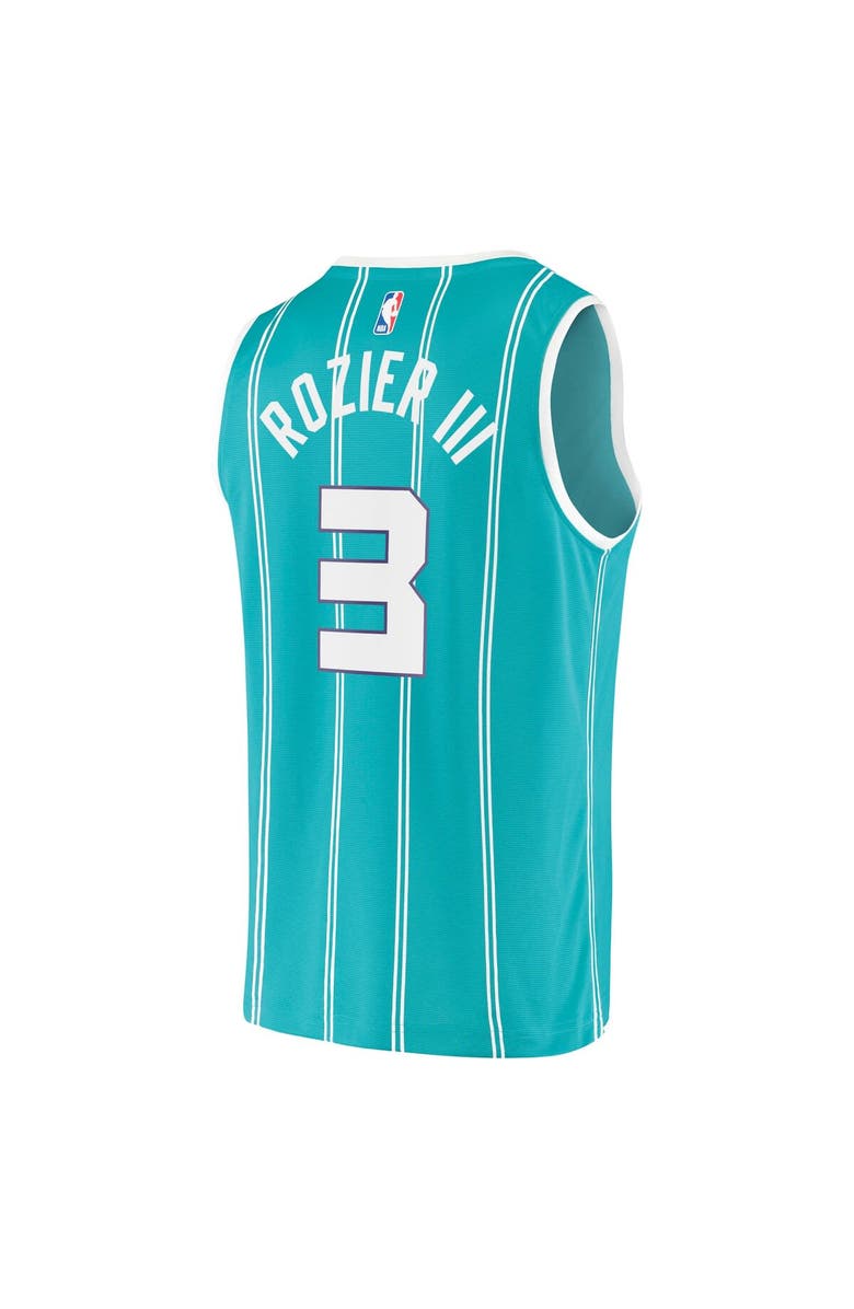 FANATICS Men's Fanatics Branded Terry Rozier III Teal Charlotte Hornets Fast Break Replica Player Jersey - Icon Edition, Alternate, color, 
